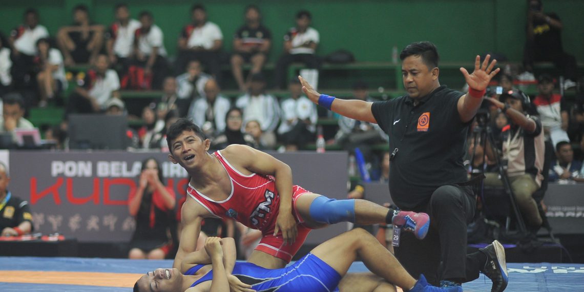 Raih Enam Emas, Jatim Juara Umum Cabor Gulat PON Bela Diri 2025