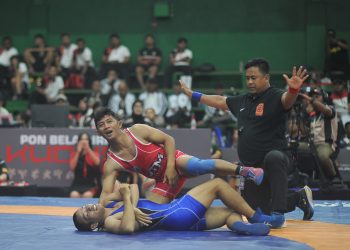 Raih Enam Emas, Jatim Juara Umum Cabor Gulat PON Bela Diri 2025
