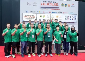 Jawa Timur Mendominasi Hari Pertama Wushu PON Bela Diri 2025 di Kudus