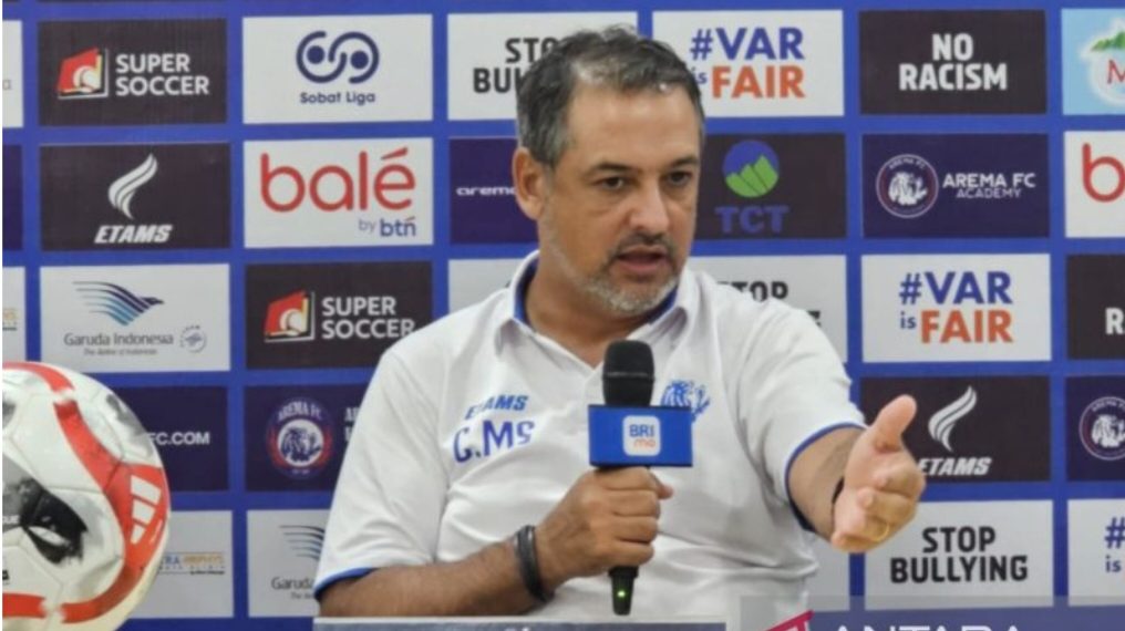 Arema FC Kalah dari Persija, Marcos Santos Akui Pemain Belum Pulih 100 Persen