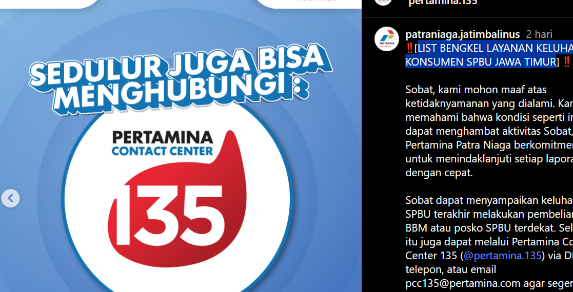List Lengkap 21 Bengkel Resmi di Jawa Timur yang Ditunjuk Pertamina untuk Keluhan Pertalite ‘Mbrebet’