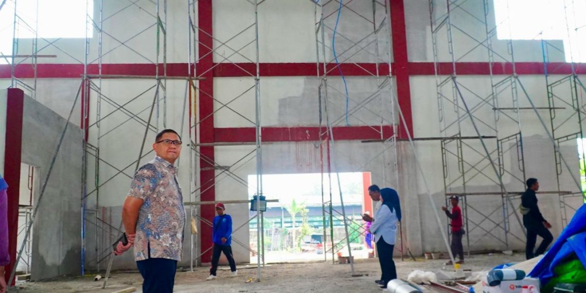 Demi Kenyamanan Atlet, Kadindik Jatim Pantau Revitalisasi SMANOR Sidoarjo