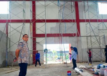 Demi Kenyamanan Atlet, Kadindik Jatim Pantau Revitalisasi SMANOR Sidoarjo