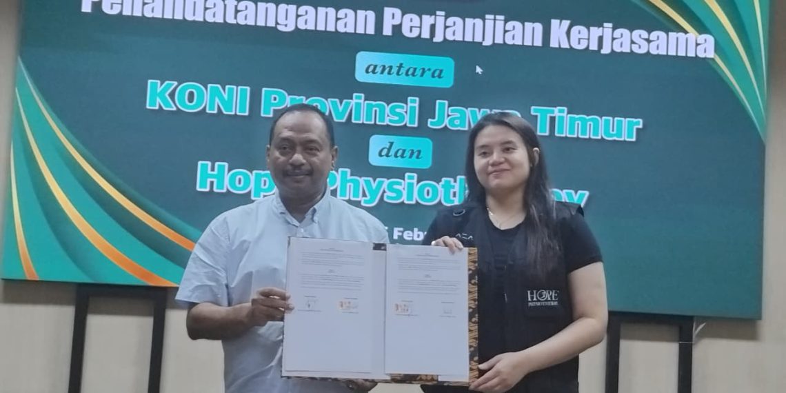 Perkuat Sport Science, KONI Jatim dan Hope Physiotherapy Lanjutkan Kolaborasi Penanganan Cedera Atlet