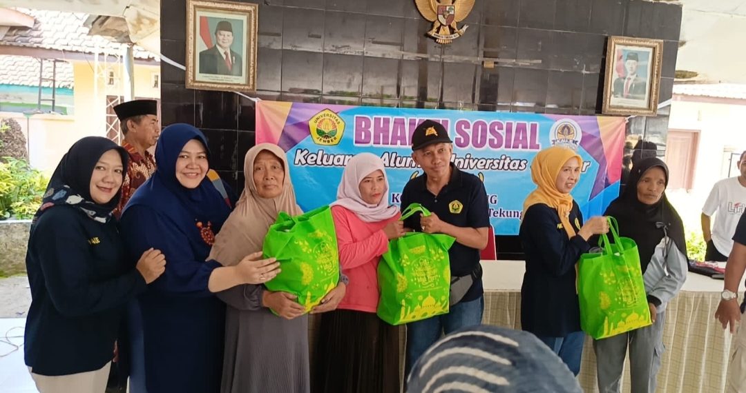 Aksi Sosial KAUJE Lumajang! 150 Paket Sembako Dibagikan ke Warga Kurang Mampu di Tekung