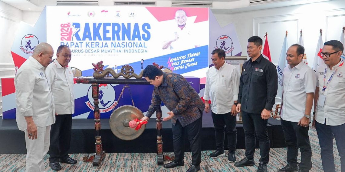 Menpora dan Ketua KONI Pusat Apresiasi Rakernas Muaythai 2026, Dorong Prestasi dan Tata Kelola Organisasi