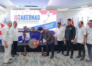 Menpora dan Ketua KONI Pusat Apresiasi Rakernas Muaythai 2026, Dorong Prestasi dan Tata Kelola Organisasi