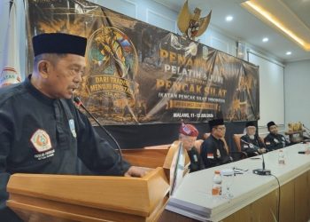 Dibuka Ketua Harian IPSI Jatim Hoslih Abdullah, 117 Pelatih dan Juri Antusias Ikuti Penataran Festival Pencak Silat di Malang