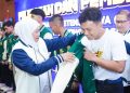 Didampingi Kadindik Jatim, Gubernur Khofifah Berangkatkan Kontingen LKS Jatim ke Nasional, Targetkan Gelar Juara Umum Keempat Beruntun