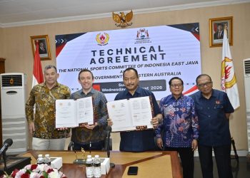 Jelang PON 2028, KONI Jatim Gandeng Australia Barat Perkuat Pembinaan Atlet