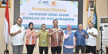 KONI Jatim Perluas Mitra Medis, Gandeng RS PHC dan RS Korpri Pura Raharja untuk Perkuat Kesehatan Atlet