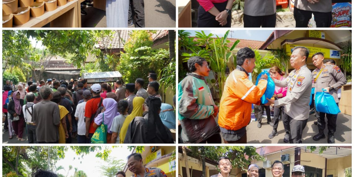 Polsek Gubeng Bagikan 300 Sarapan Gratis Lewat JUPE, Kapolrestabes Surabaya Turut Hadir